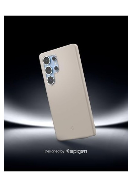 Galaxy S25 Ultra ile Uyumlu Silikon Kılıf Silicone Fit Hava Kanalı Teknolojisi Askeri Sınıf Koruma Magfit Özellikli Natural Titanium Kaymaz Kapak - ACS09165 modelleri