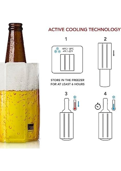 Vin - 38549606 Aktiv Kühler Motiv Bier "lager" 0,3-0,5l fiyatları