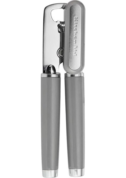 Klasik Çok Fonksiyonlu Konserve Açacağı/şişe Açacağı, 21 Cm, Gri