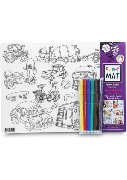 Mat & Araçlar, 25X35CM, 6&apos;lı