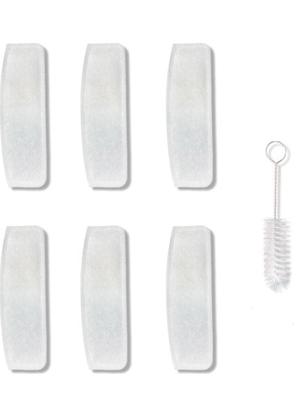 WF007L Otomatik Kedi Su Sebili Uyumlu Su Sebili Filtre Seti (6 Adet)