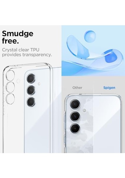 Galaxy A55 ile Uyumlu Kılıf Crystal 4 Tarafı Tam Koruma Crystal Clear - ACS07537 fiyatları