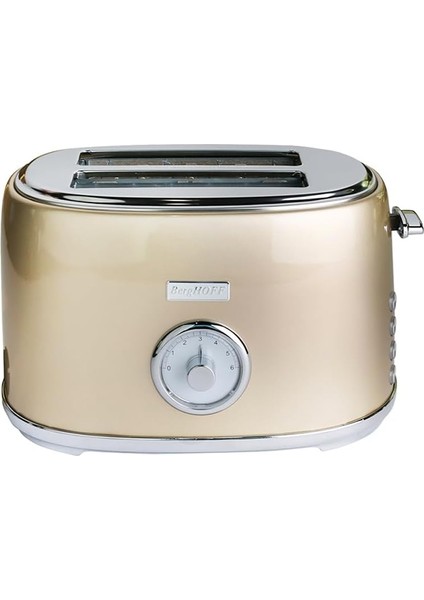 Gem Metallic 2 Dilim Ekmek Kızartma Makinesi – 815 W, Paslanmaz Çelik Gövde |