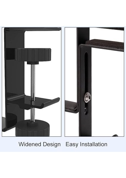 Masa Kulaklık Askısı, Alüminyum Tasarruflu Kulaklık Standı, Masa Altı Kulaklık Kancası, Ayarlanabilir Kelepçeli, Tüm Kulaklıklar Için (Gümüş) modelleri
