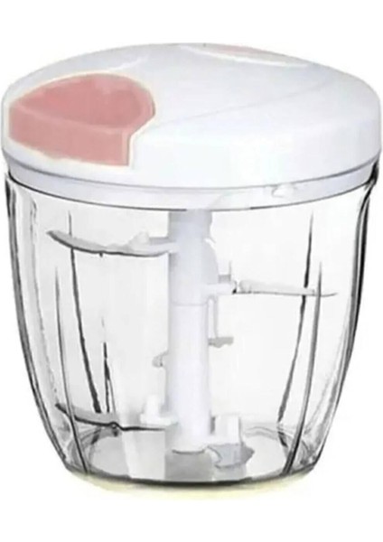 5 Bıçaklı Paslanmaz Büyük Boy Doğrayıcı Kesici El Rondosu (5 Bıçak)