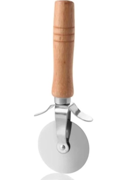 Ahşap Saplı Hamur Kesme, Pizza Kesme Ruleti, Tek Bıçaklı