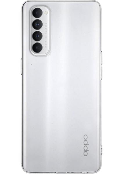 Kzy Iletişim Oppo Reno 4 Pro Kapak 1mm Süper Silikon Şeffaf Kılıf
