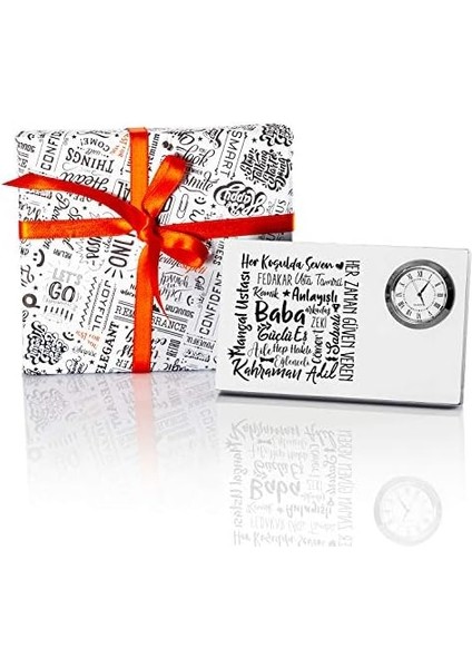 Hediye Saatli Masa Isimliği fiyatları