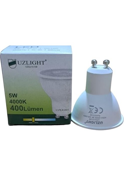 Adet 5W 4000K GU10 Duy 38° Gün Işığı LED Spot Ampul modelleri
