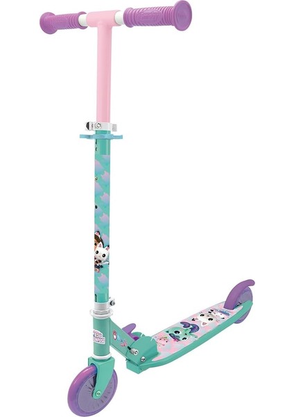 750377, Smoby Gabby&apos;s Dollhouse, Katlanabilir, 3 Kademeli Gidon Ayarı, Freni, Kaymaz Ayak Dayama Yeri, Ergonomik Tutma Kolu, Max 50 kg Kapasite