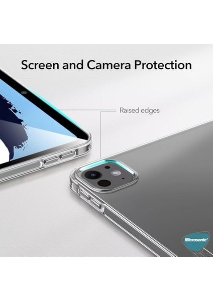 iPad Pro 11 2024 Kılıf (A2836-A2837) Transparent Soft Şeffaf [ipad Pro 11 2024 ile Uyumlu Kılıf - Şeffaf] modelleri