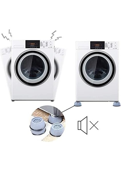 Gürültü Engelleyici ve Kaymaz Titreşim Önleyici Makine Ayağı Pedleri – Çamaşır ve Bulaşık Makinesi, Kurutma, Kanepe, Koltuk, Beyaz Eşya Için Stoper Ayak 4’lü Set fiyatları