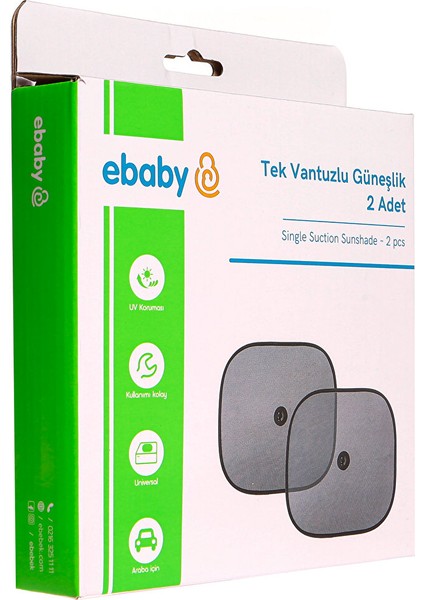 Tek Vantuzlu Güneşlik 2 Parça fiyatları