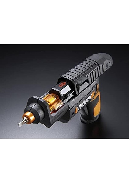 WX255 4VOLT/1.5AH. Li-Ion Şarjlı Şarjörlü Tornavida + 6 Adet Uç + Vida Tutucu fiyatları