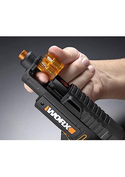 WX255 4VOLT/1.5AH. Li-Ion Şarjlı Şarjörlü Tornavida + 6 Adet Uç + Vida Tutucu modelleri