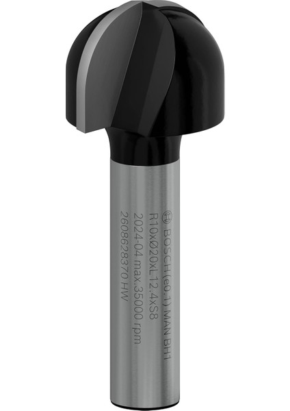 Aksesuarı 2608628370 Oyuklu Ç 8 Mm, R1 10 Mm, Çap 20 Mm, L 12,7 Mm, G 46 mm