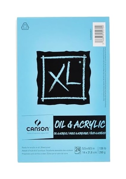 Xl Serisi Yağlı ve Akrilik Kağıt, Katlanır Not Defteri, 14 x 21,5 Cm, 24 Yaprak, 136 LB/290 Gsm, Yetişkinler ve Öğrenciler Için Sanatçı Kağıdı modelleri