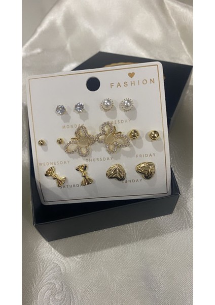 Çelik Altın Kaplama 14'lü Küpe modelleri