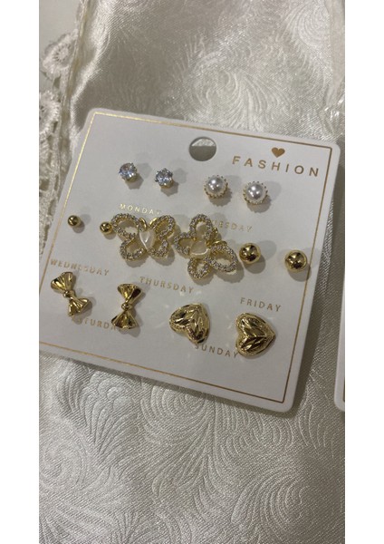 Çelik Altın Kaplama 14'lü Küpe fırsatları