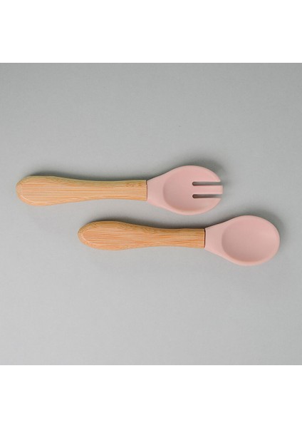 Mama Kaşığı + Çatal Pinky Pink fiyatları