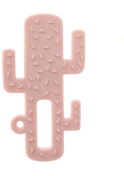 Silikon Diş Kaşıyıcı Kaktüs Pembe 1 Adet