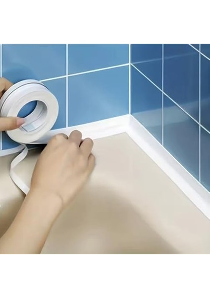 Sızdırmaz Derz Bandı 3.2 M Küvet Mutfak Lavabo Beyaz Su Sızdırmaz Su Geçirmez Kenar Bandı Sızdırmazlık Tamiri. fiyatları