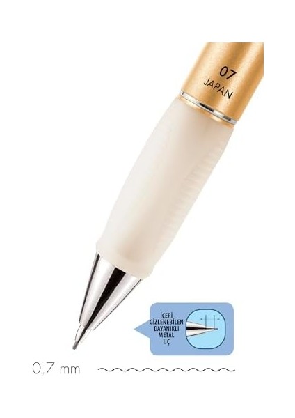 Deep Mek. Kursun Klm 07MM Metalık Altın fiyatları