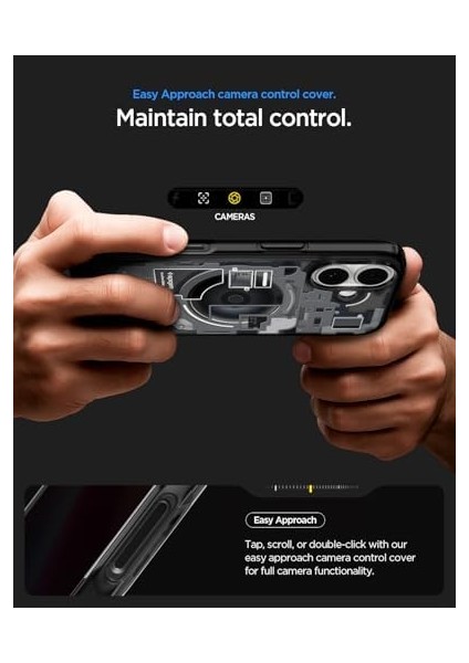 17 ile Uyumlu Ince Magsafe Kılıf Ultra Hybrid Sararma Karşıtı Duraclear Hava Kanalı Teknolojisi Askeri Sınıf Koruma Magfit Zero One Tasarım Kapak - ACS10089 fiyatları