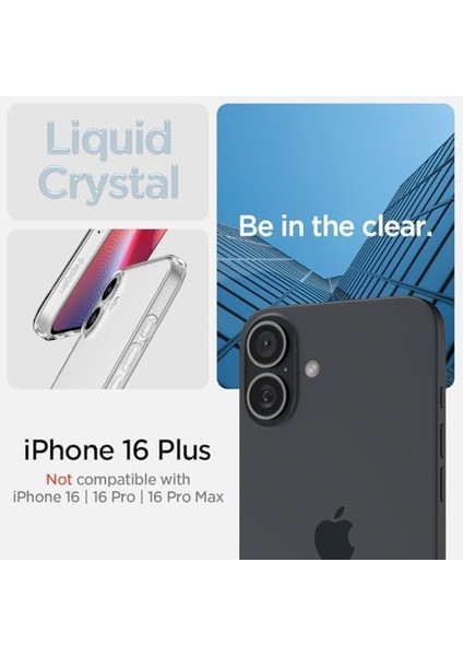 16 Plus ile Uyumlu Ince Kılıf Crystal Sararma Karşıtı Duraclear Hava Kanalı Teknolojisi Askeri Sınıf Koruma Crystal Clear Şeffaf Kapak - ACS08064 fiyatları