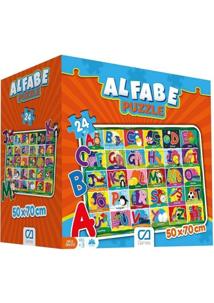 Games Alfabe Eğitici Puzzle (CA.5027)