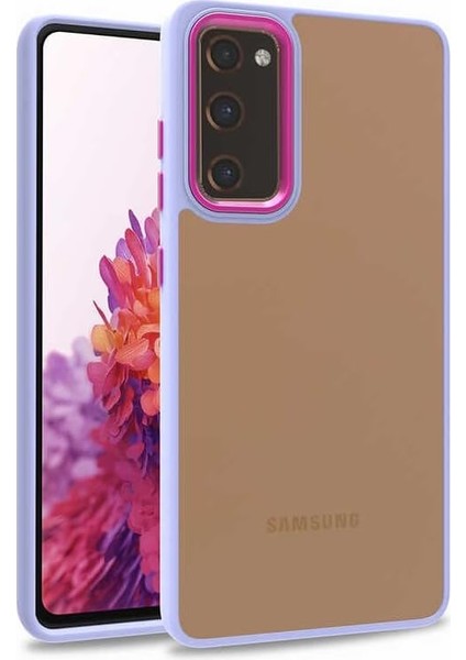 Galaxy S20 Fe Kılıf Lila Fomal Sert Kapak Orijinal Esnek Dayanıklı Darbe Karşıtı Koruyucu Yeni Nesil Tasarım (Galaxy S20 Fe, Lila)