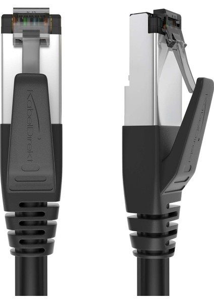 – Cat 8 Ağ Kablosu, 40 Gigabit, Esnek ve Kırılmaz Yapı – 2m (Lan Kablosu/ethernet Kablosu, Maksimum Fiber Hızı Iletir ve Oyun/ps5/xbox Için Uygundur, Fiş)