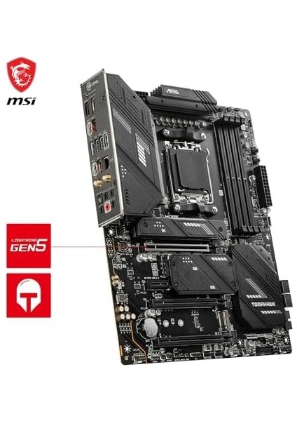 Mag X670E Tomahawk Wıfı Am5 Ddr5 6600MHZ(OC) 4x M.2 USB 3.2 HDMI Dp 2.5g Lan Amd Wıfı 6e Rgb Atx Anakart fiyatları