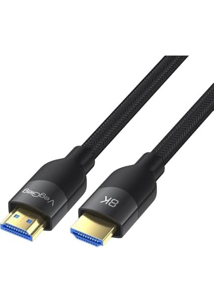 Premium 8k 60Hz 4K 120Hz Hdcp Arc Hdr Örgülü HDMI 2.1 Kablo 3 Metre modelleri