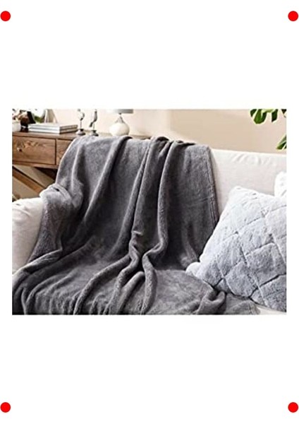 Antrasit Wellsoft Tek Kişilik Peluş Polar Battaniye fiyatları