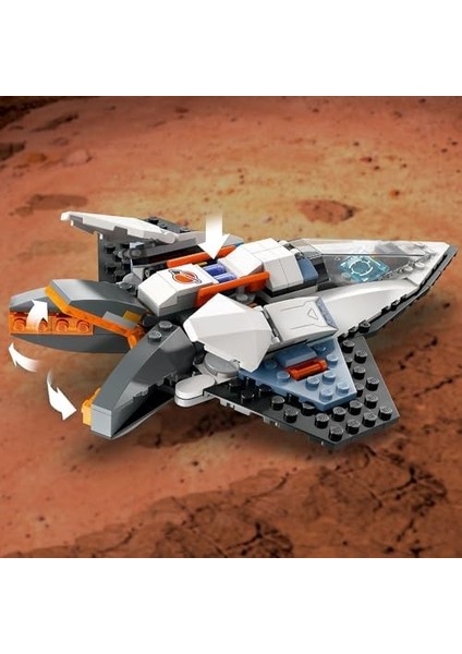 City Yıldızlararası Uzay Gemisi 60430-6 Yaş ve Üzeri Kız ve Erkek Çocukları Için Minifigürü Içeren Yaratıcı Oyuncak Seti, Çocuklar Için Doğum Günü Hediyesi Fikri (240 Parça) modelleri