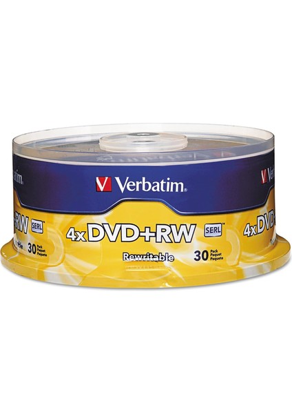 DVD + Rw Disk, 4.7 Gb, 4 X, Spindle, 30/paket