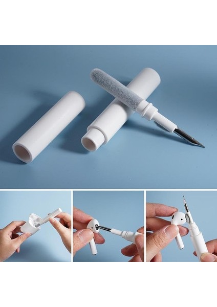 Kulaklık Temizleme Kiti Bluetooth Kulaklık Telefon Tablet Elektronik Eşya Temizleme Kalemi Yumuşak Fırça modelleri