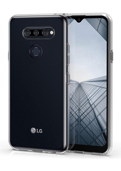Lg K50S Için Kılıf Transparent Soft Beyaz [K50S ile Uyumlu Kılıf - Beyaz]