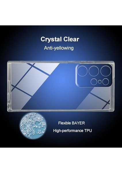 Kamera Korumalı Şeffaf Silikon Kılıf (S23 Ultra) fiyatları