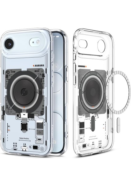 Air ile Uyumlu Ince Magsafe Kılıf Ultra Hybrid Sararma Karşıtı Duraclear Hava Kanalı Teknolojisi Askeri Sınıf Koruma Magfit Neo One Tasarım Kapak - ACS10059