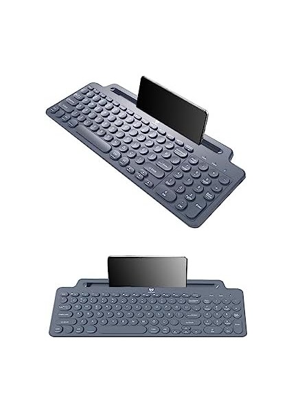 BT-K99 & Kablosuz Klavye Gri Telefon Pc Tablet Tv Laptop Mac Uyumlu fiyatları