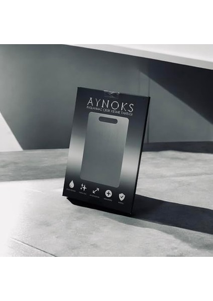 304 Kalite Çelik Kesme Tahtası, Bulaşık Makinesinde Yıkanabilir, Mutfak Için Metal Doğrama Tahtası,bıcak Dostu,kaymaz Özel Ayaklı,hijyenik ve DAYANIKLI,34X23 Cm, Temizlenebilir fiyatları