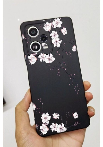 12 Pro 5g Ile Uyumlu Desenli Telefon Kılıfı PDNG01 Kapak Sakura