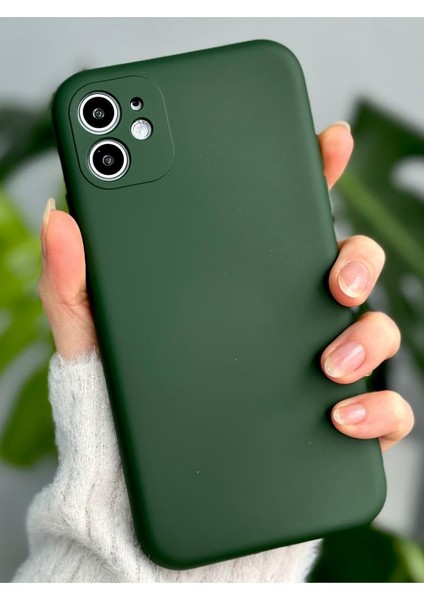 Go Aksesuar 11 ile Uyumlu Içi Kadife Lansman Renkli Esnek Silikon Koruma Kılıfı