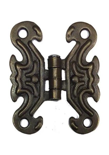 Dekoratif Sac Kelebek Menteşe - Küçük, Antik, 100 Adet