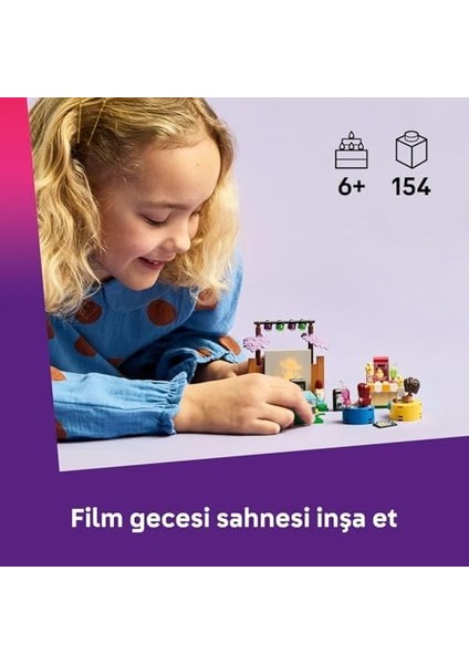 Arkadaşlık Film Gecesi 42642-6 Yaş ve Üzeri Kız ve Erkek Çocuklar Için 2 Mini Bebek ve Aksesuarlar Içeren Yaratıcı Rol Yapma Oyuncağı Yapım Seti, Doğum Günü Hediyesi Fikri (154 Parça) fiyatları