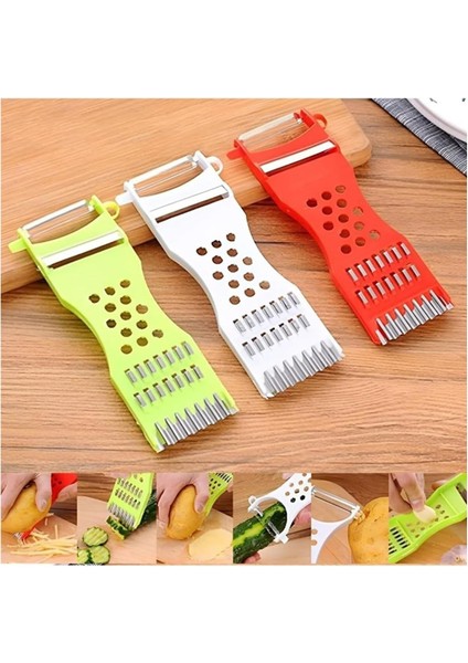 1 Arada Mutfak Rende Soyacak Seti Meyve Sebze Kesme Doğrama