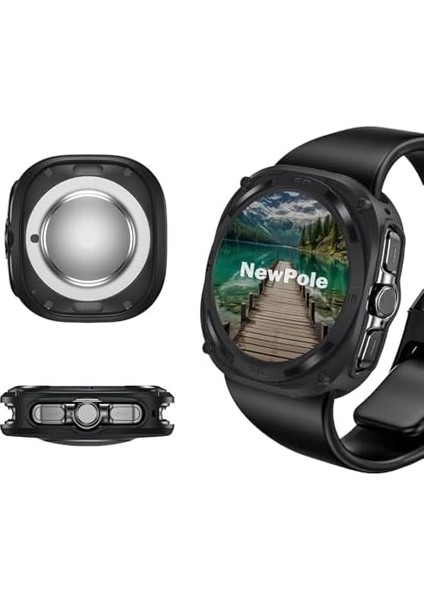 Ultra 47MM Için Ekran Tam Kaplayan Kasa Kılıf Yüksek Hassasiyetli Kılıf Ultra 47MM ile Uyumludur (Şeffaf) fiyatları