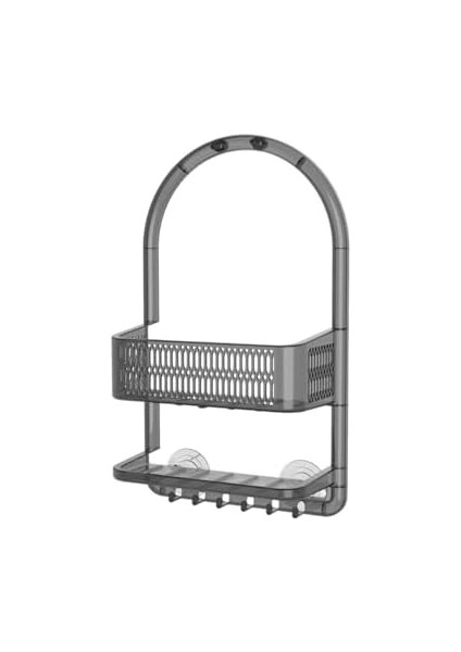 M-N48-25 Ceres Plastik Duş Rafı, Şeffaf Siyah fiyatları